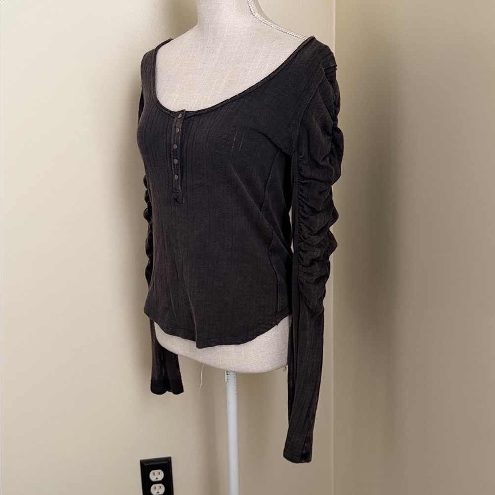 New Free People Hope Henley Top for Women Pure Cotton - Picture 7 of 14